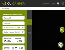 Tablet Screenshot of cu-camper.com